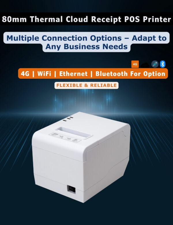 80mm Thermal Cloud Receipt POS Printer Multiple Connection Options - Adapt to Any Business Needs