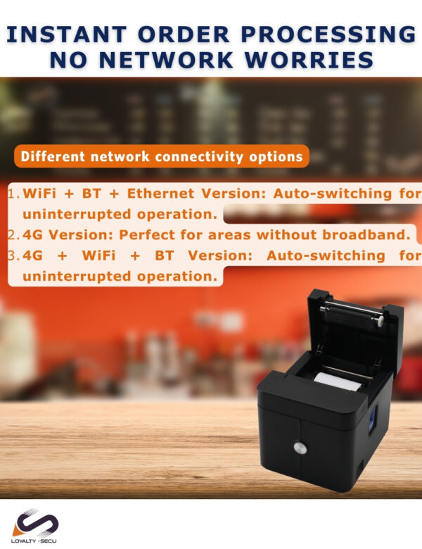 LY-TLP-258 Series INSTANT ORDER PROCESSING NO NETWORK WORRIES