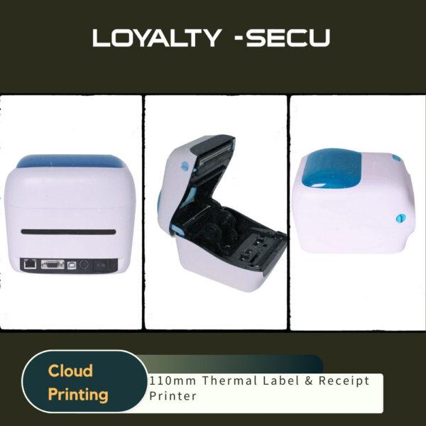 High speed 110mm Cloud Printing Thermal Label Receipt Printer