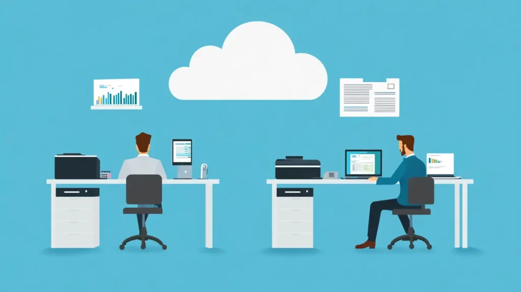 an-office-environment-where-employees-are-working-remotely-using-cloud-printing-technology-1024x574-8