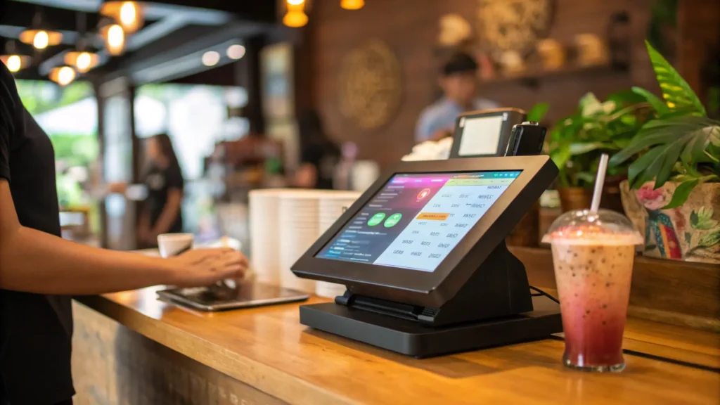 touch-pos-terminal-on-cafe-counter-with-tablet-and-beverage-1024x576-11